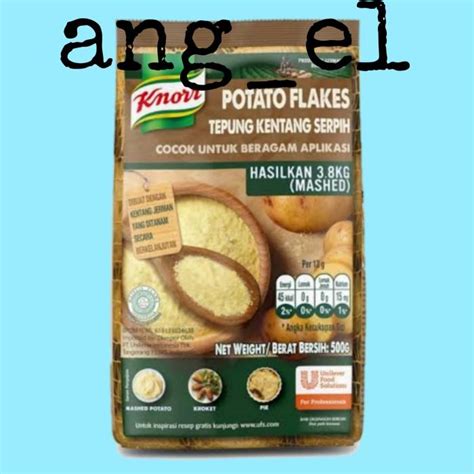 Jual Tepung Tepung Kentang Knorr Potato Flakes 500G Shopee Indonesia