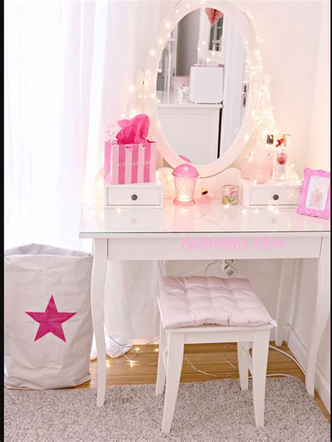 Туалетный столик с зеркалом из икеа 93 фото