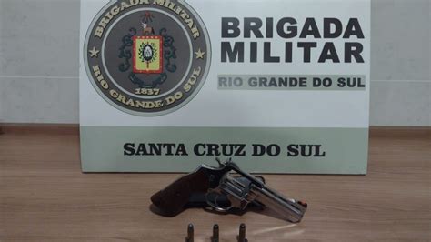 Brigada Militar De Santa Cruz Do Sul Prende Homem Por Porte Ilegal De