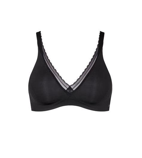 Soutien Gorge Sans Armatures Sloggi Noir Lingerie Sipp