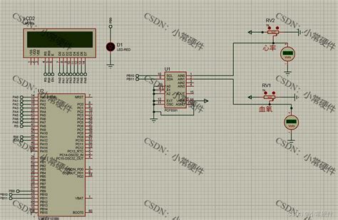 Proteus仿真实例基于stm32单片机的血氧心率监测系统（仿真文件程序）24 32f 17 Csdn博客