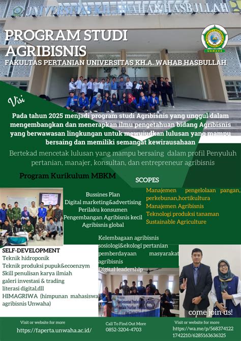 Penerimaan Mahasiswa Baru Program Studi Agribisnis Faperta