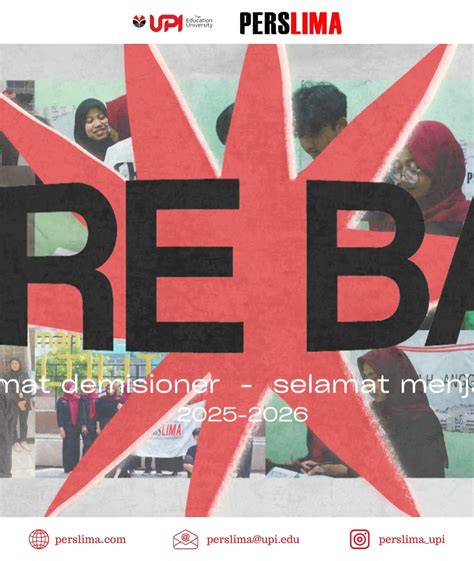 pers lingkungan mahasiswa upi pengurus perslima periode  pamit