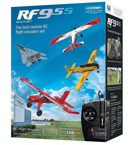 RealFlight 9.5S Flight Simulator with Interlink Controller