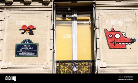 Le Marais Gay Paris Stock Photo Alamy