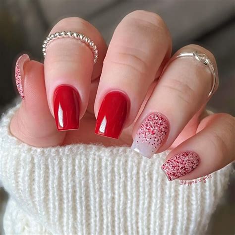 23 Cute And Simple Red Nail Designs Edit My Nails