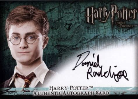 daniel radcliffe autograph | Tumblr