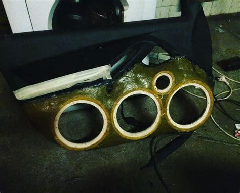 Дверные карты под звук часть 2 — Lada Гранта лифтбек, 1,6 л, 2015 года ...