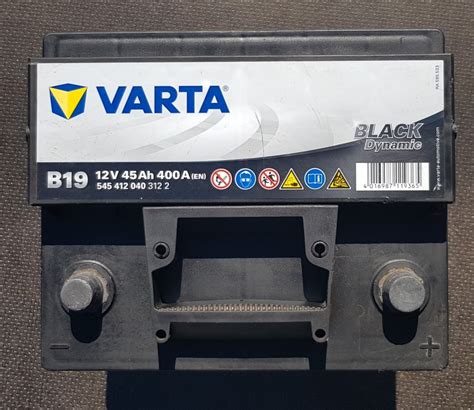 Akumulator VARTA B19 12V 45Ah 400A 545412040 P 7364139722