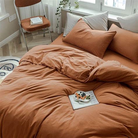 Bohemian Queen Bedding Set King Bedding Set Orange Bed Set Etsy