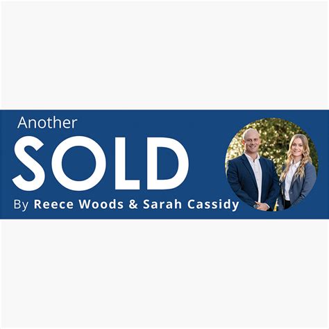 Sold Sticker Rectangle Reece Woods And Sarah Cassidy First National Real Stickers