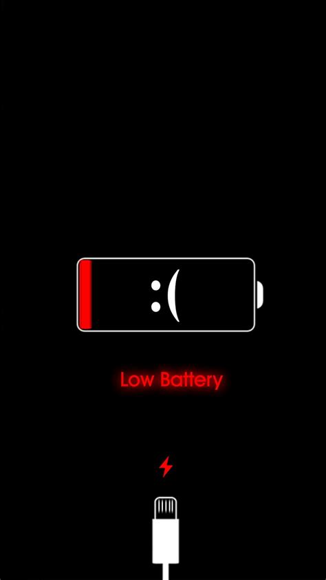 Low Battery iPhone Wallpaper 1 » iPhone Wallpapers