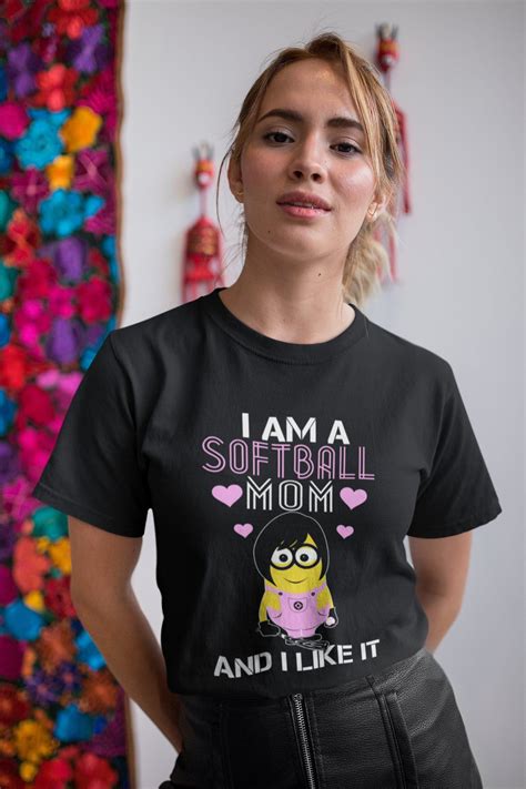 Softball Mom Minion District Unisex Shirt By Sweetteestorecom On Etsy