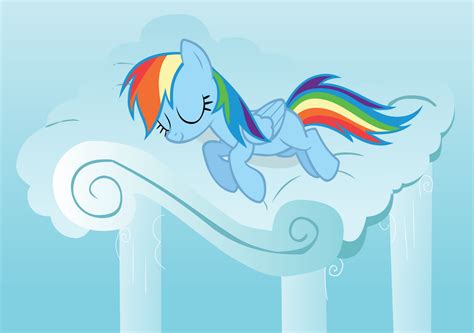 Sleeping Rainbow Dash by steeph-k on DeviantArt