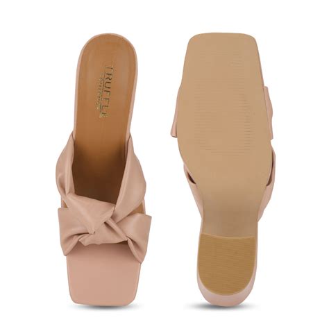 Truffle Collection Nude Woven Heels Buy Truffle Collection Nude Woven Heels Online At Best