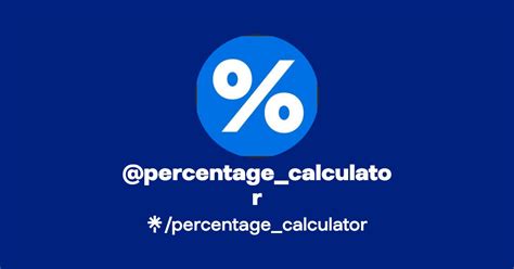 Percentage Calculator Facebook Linktree