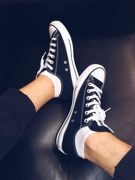 Классические кеды Converse M9166 All Star черного цвета низкие купить ...
