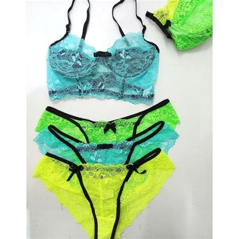 Conjunto Lingerie Sem Bojo Renda Aro Sensual Maisa Shopee Brasil