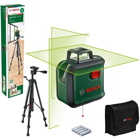 Bosch Kreuzlinienlaser AdvancedLevel 360 Set Mit 3 Laserlinien Inkl