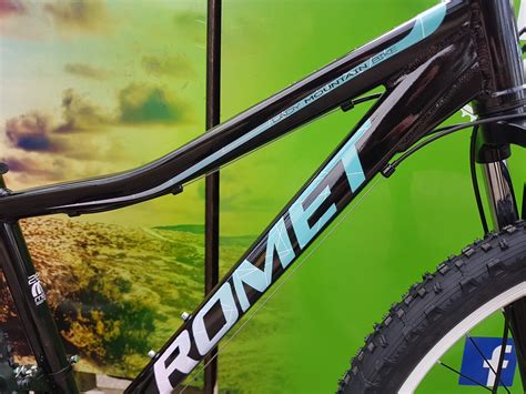 Rower górski MTB damski Romet Jolene 6 2 26 czarno zielono fioletowy