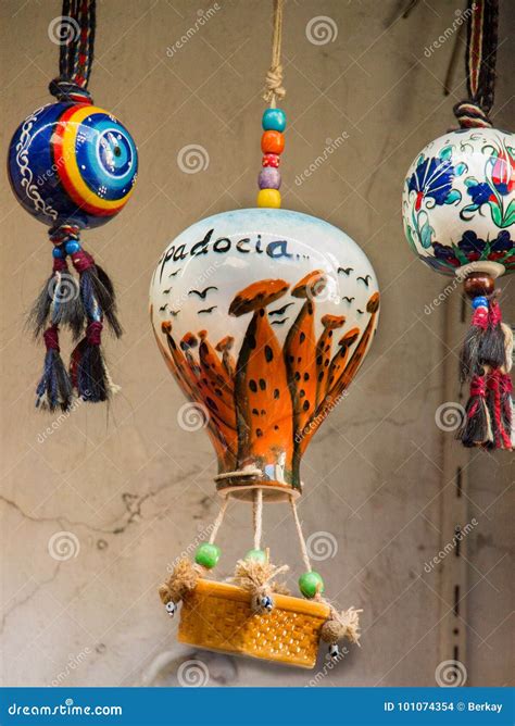 Hot Air Balloon Model Made Of Clay For Decoration Stock Photo Image Of Transportation