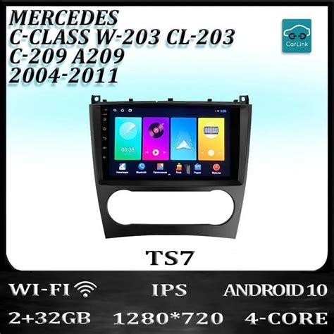 Штатная автомагнитола TS7/ 2+32GB/для Mercedes-Benz C-Class 3 W203 ...