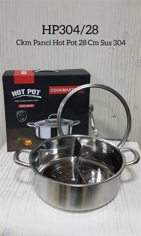 Promo Kenmaster Panci Steamboat Shabu Shabu Hot Pot Rasa Sekat Cm Hp Diskon