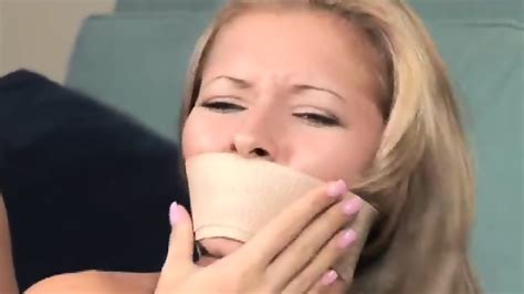 Blonde Tied And Clothes Steal