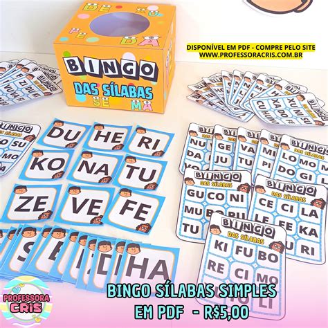 Pdf Jogo Bingo S Labas Simples Professora Cris Ensinando Carinho