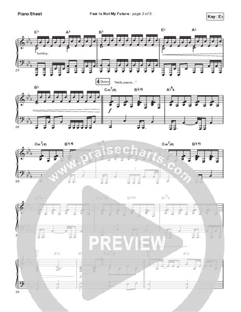 Fear Is Not My Future Radio Sheet Music Pdf Maverick City Music