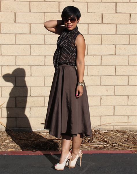 Pussy Bow Top Full Skirt Pattern Reviews Fashion Lifestyle And Diy