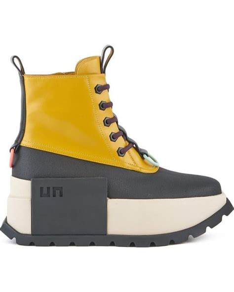 United Nude Roko Patrol Boot In Yellow Lyst