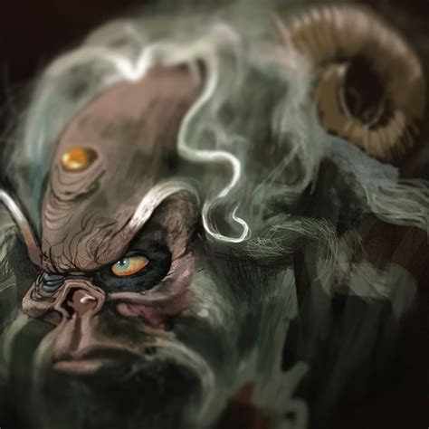 Digital Painting Of Aughra Is A Jum Henson Creation In The Dark Crystal