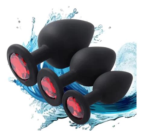 Plug Anal Anal Juguete Dilatador Para Joyas De Metal Con Ge Meses sin interés