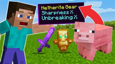 Minecraft But Mobs Drop OP Items YouTube