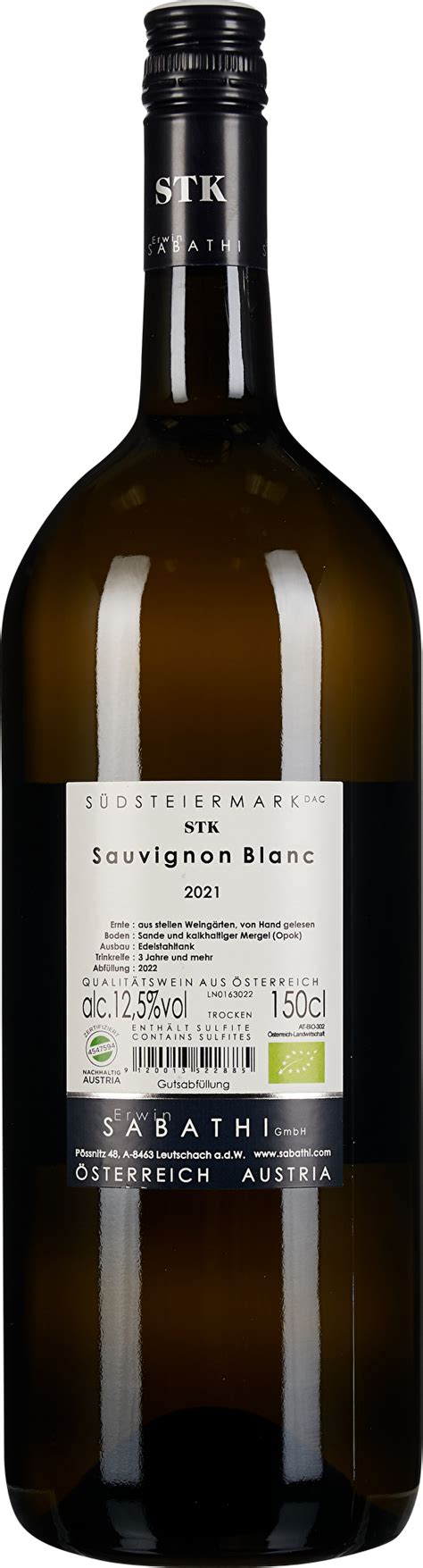 Erwin Sabathi Sauvignon Blanc S Dsteiermark Magnum Im