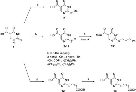 Scheme 1 Synthesis Of Compounds 2−13 A Download Scientific Diagram