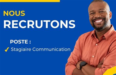 Acm Recrute Stagiaire Communication H F Y A Bara Offres D Emplois