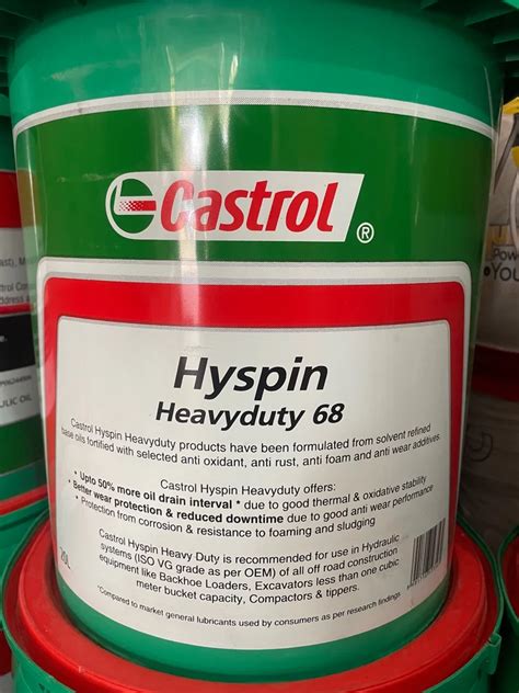 Castrol Hyspin Heavyduty 68 Unit Pack Size 20 Ltr At Rs 3650 Litre In