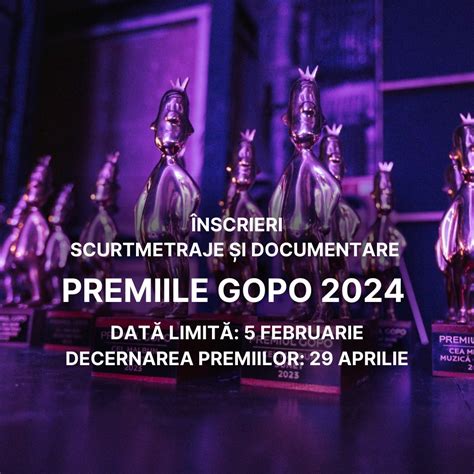 Premiile Gopo 2024 Filmele românești eligibile pentru marele trofeu