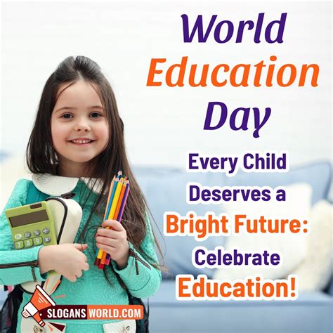 World Education Day Slogans Slogans World