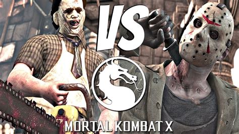 Mortal Kombat Xl Leatherface Vs Jason Youtube