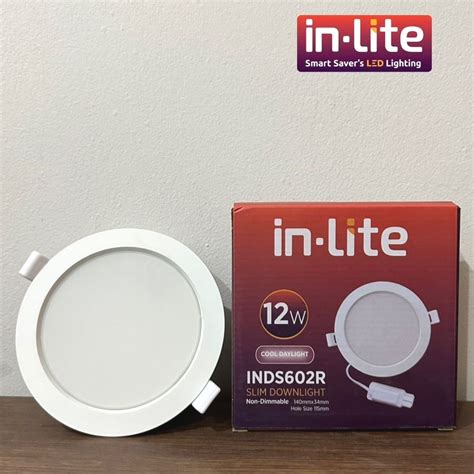 Jual Lampu Downlight Led Panel In Lite Inlite Cob Slim W W Watt