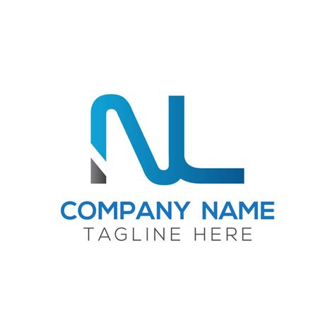 Nl logo lizenzfreie Stockvektoren