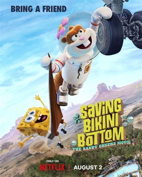 Netflix Releases Trailer For Spongebob Spinoff Saving Bikini Bottom The Sandy Cheeks Movie