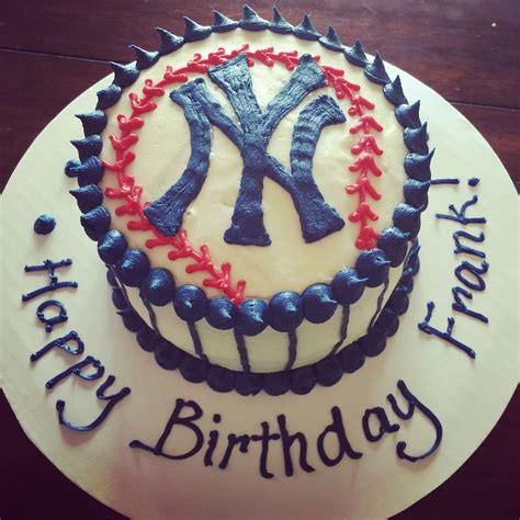 New York Yankees Cake Baseball Birthday Cakes Yankee Cake Cake