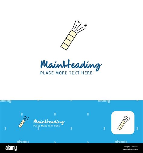 Creative Pop Logo Design Flat Color Logo Place For Tagline Vector