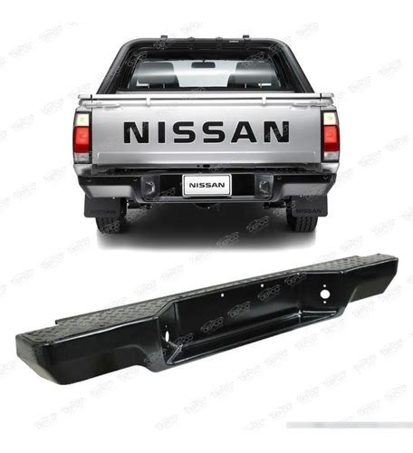 Parachoque Trasero Nissan D Nuevo Negro Cuotas Sin Inter S