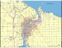 bay city digital vector maps  editable illustrator