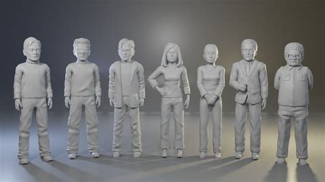 Team America full set 3D model 3D printable | CGTrader